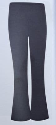 GIRLS  TROUSER-BLACK-- Elastic waist  band