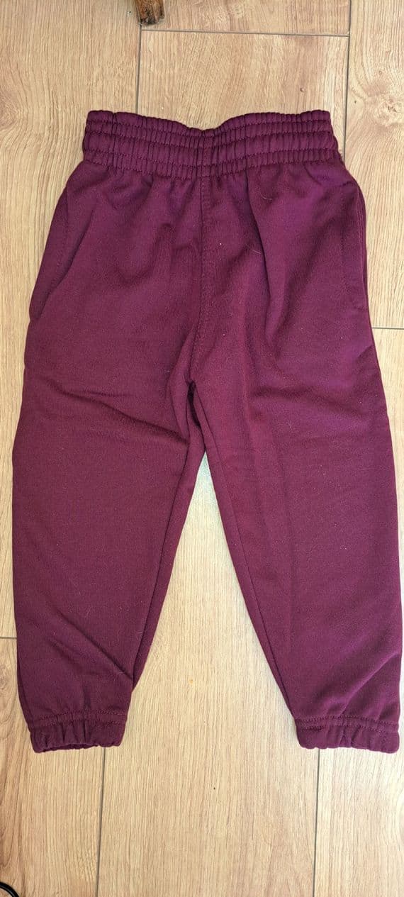 Jogging Bottom- MAROON- for ALL YEARS -Boys and Girls