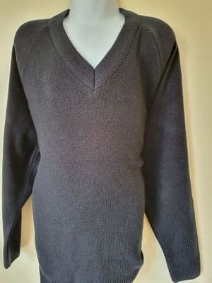 NAVY BLUE-SWEATER V NECK-ST AUGUSTINES SECONDARY SCHOOL-UNISEX