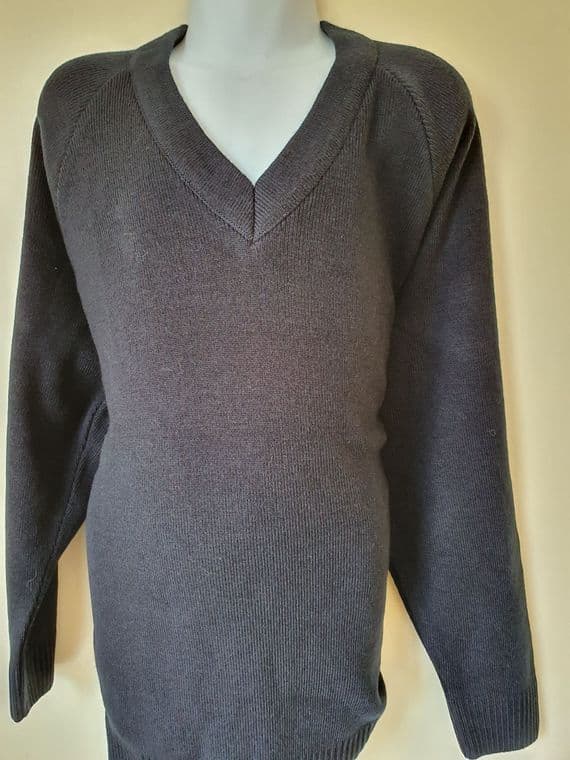 NAVY BLUE-SWEATER V NECK-ST AUGUSTINES SECONDARY SCHOOL-UNISEX