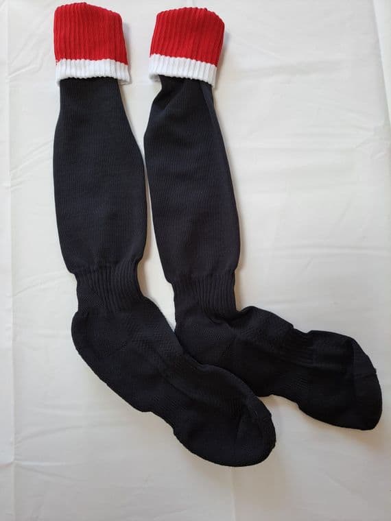 NEW....PE SPORTS- Socks BLACK/RED/white---IMAGE COMEING
