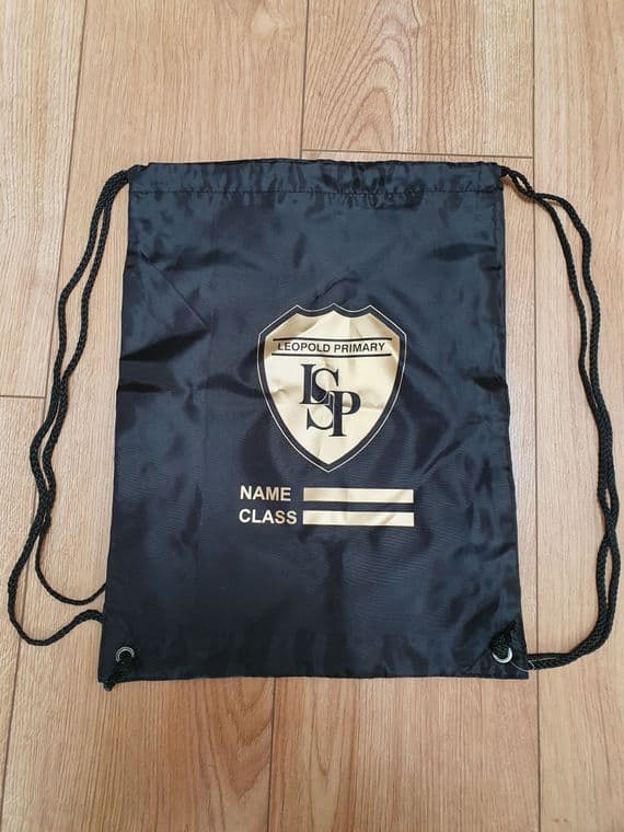 P E BAG/Leopold Primary School/with logo