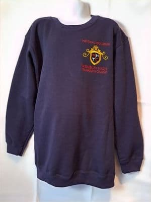 P E SWEATSHIRT (NEW)- WEMBLEY HIGH TECH COLLEGE