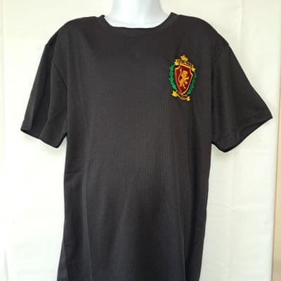 P E T-SHIRT-  BLACK-LYON PARK SCHOOL