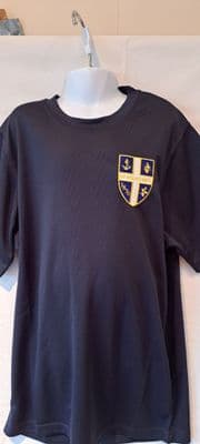 P E T SHIRT- ST AUGUSTINE SCHOOL-Navy