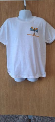 P E T SHIRT- WEMBLEY PRIMARY SCHOOL- White