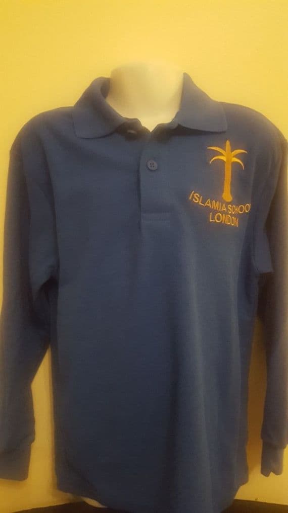 PE TOP/ BLUE/ISLAMIA PRIMARY ..LONG SLEEVE