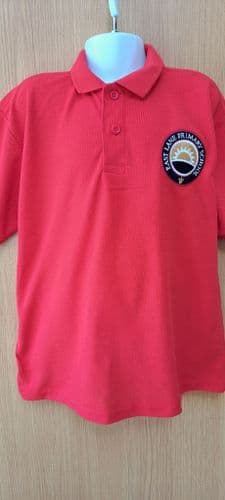POLO SHIRT- RED-  RECEPTION CLASS