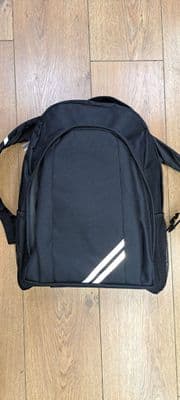 SCHOOL BAG--BACK PACK--BLACK--wheather proof