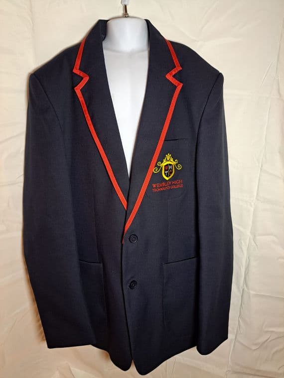 SCHOOL  BLAZER  (NEW)---WEMBLEY HIGH TECH ACADEMY