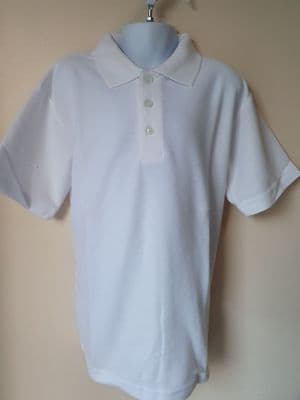 SCHOOL POLO SHIRT- WHITE