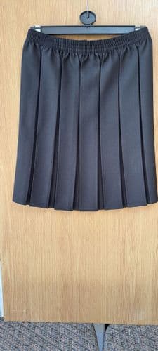 SKIRT  GIRLS - BLACK-Box Pleated
