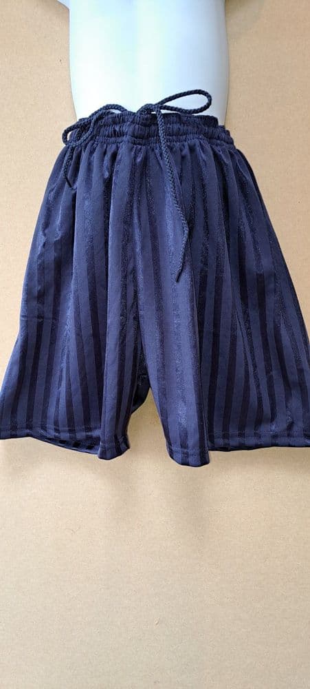 Sporty Knit Shorts in Navy