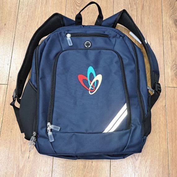 WEMBLEY HIGH SCHOOL- BACK PACK-BLUE