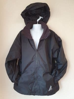 WINTER COAT--- Black-with hood