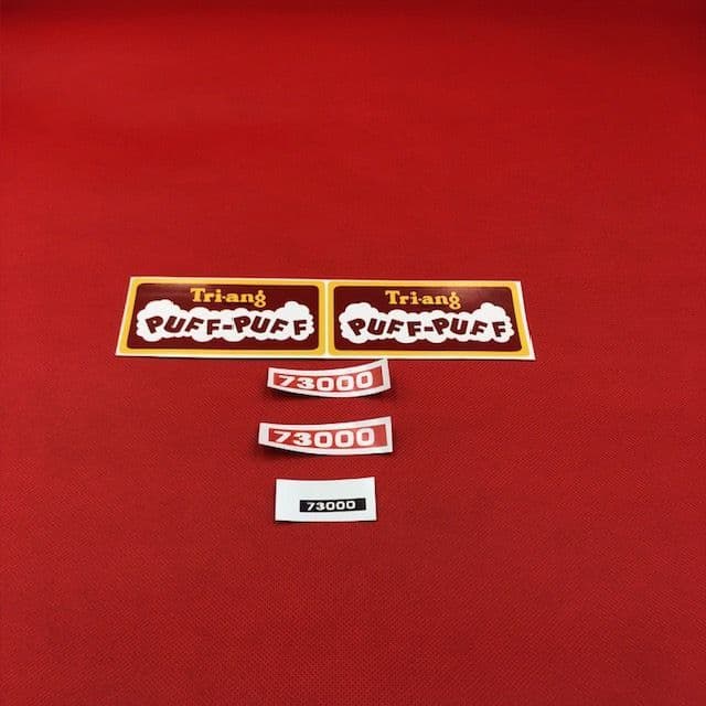 Triangle Puff Sticker 07 Tri-ang Triang Puff Puff Train decal Peel and Stick regular style ...