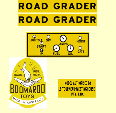 100 Boomaroo Toys Road grader