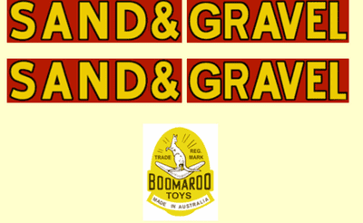 1011 Boomaroo Toys Sand & Gravel truck