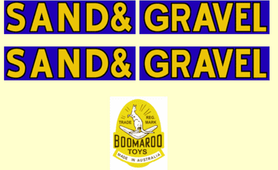 1011A Boomaroo Toys Sand & Gravel truck