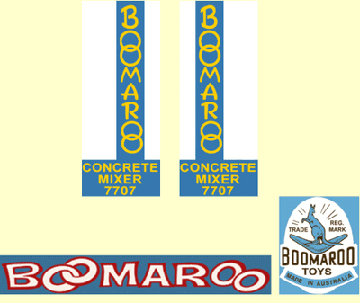 1014 Boomaroo Toys Concrete Mixer truck