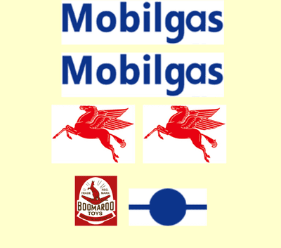1016. Boomaroo Toys Mobilgas Tanker