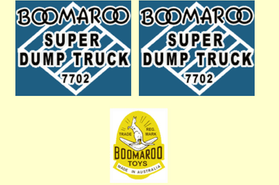 108 Boomaroo Toys Super Dump truck ( BLUE )