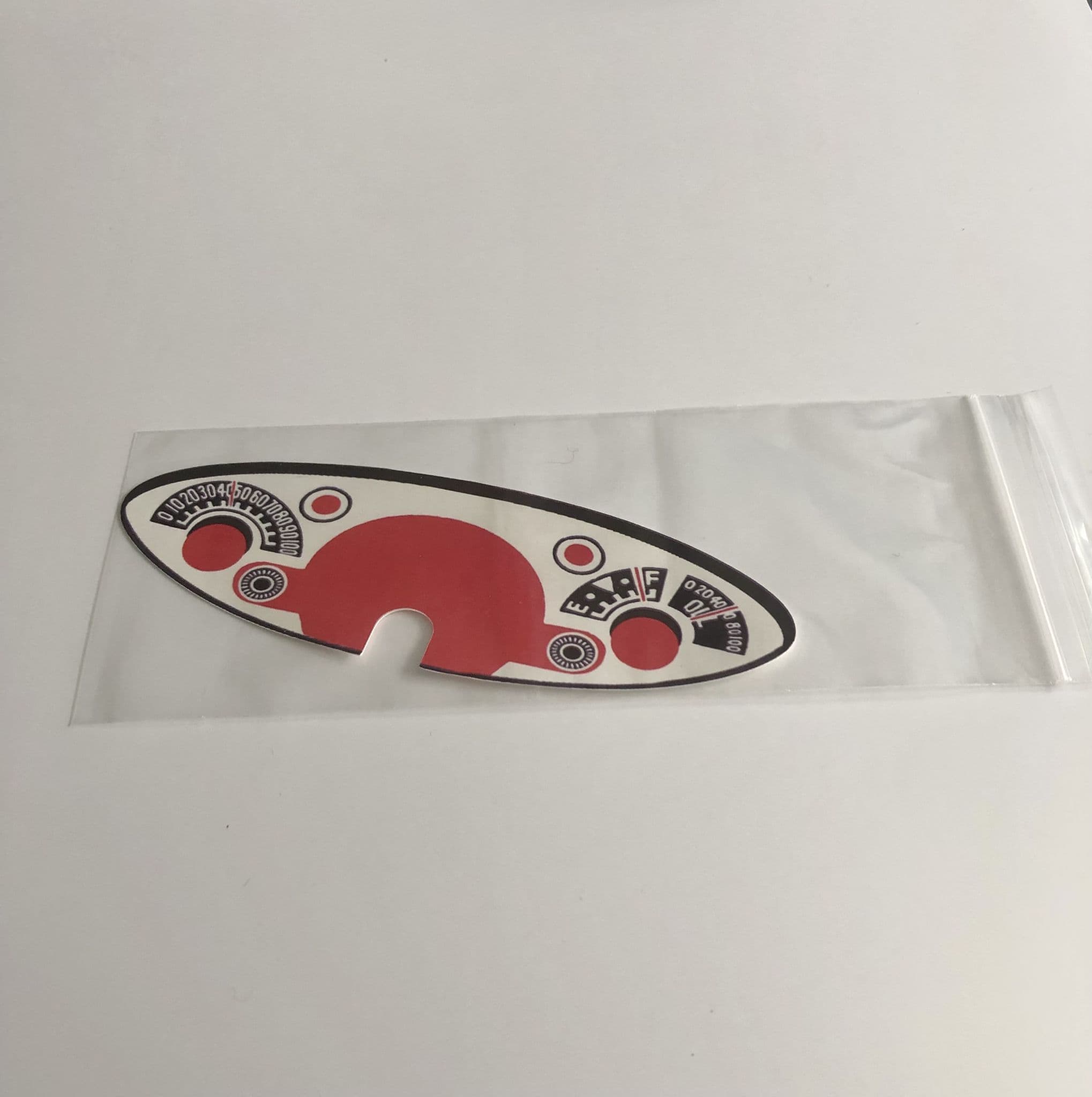 20 Dashboard decal for several Tri-ang Pedal cars