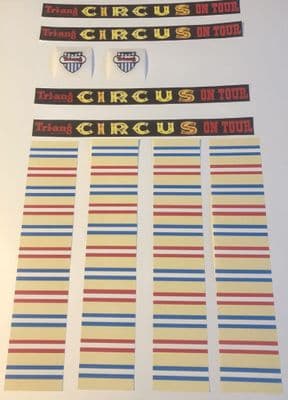 35 . Tri-ang Junior Circus on Tour decal set