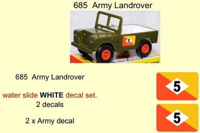685  Tri-ang Army Landrover