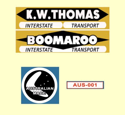 921TH Boomaroo Toys K.W. Thomas Transport