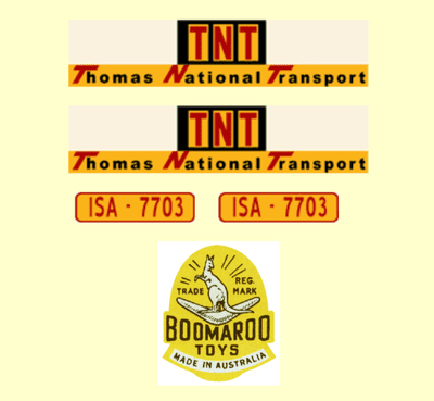 923T Boomaroo Toys TNT decal set