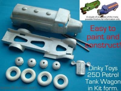 A DINKY TOYS PPCOPY MODEL 25D PETROL TANK WAGON [ IN KIT FORM ]