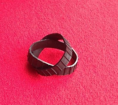 Black Treaded Tracks for Matchbox 1-75 2nd Series (Price is for a Pair of Tracks)
