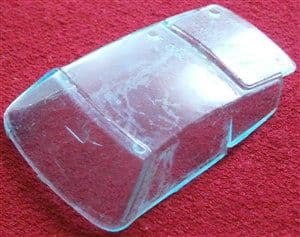 BURAGO - Original - 1:45 Porsche 935 TT  Window Screen * some scratches