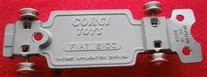 CORGI TOYS 232 - Original - Fiat 2300 Baseplate Unit