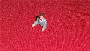 CORGI TOYS 258 Saints Volvo P1800 plastic Saint figure (half body)