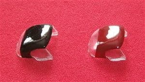 CORGI TOYS 307 Jaguar E Type plastic canopy with roof painted Red
