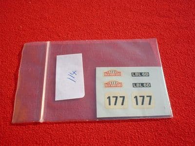 Corgi Toys 339 or 308 (Whizz wheel version) 1967 Mini Coopers Monte Carlo Rally signs TRANSFERS