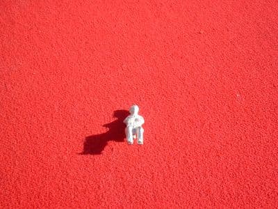 Dinky Toys 150B Royal Tank Corps Private Seated (Unpainted)