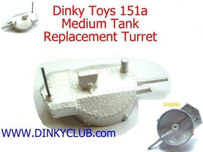 Dinky Toys 151A Medium Tank Turret [ Each ]