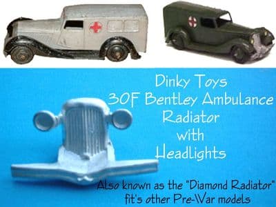 Dinky Toys 24 Series Diamond Grille Radiator for the Early Ambulance etc [ Each ]