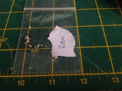 Dinky Toys Headlamp Jewels in Yellow 2mm  [ Each ]