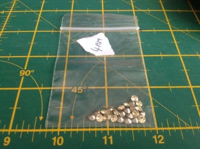Dinky Toys Headlamp Jewels in Yellow 4mm  [ Each ]