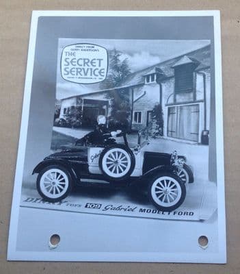 Dinky Toys Liverpool original Press Photograph and 1 page letter 18/12/1969 introducing Dinky 109 Father Unwin's 