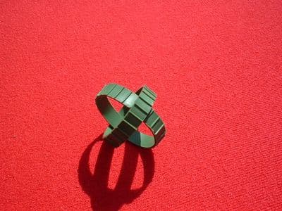 Green Treaded Tracks for Matchbox 1-75 2nd Series (Price is for a Pair of Tracks)