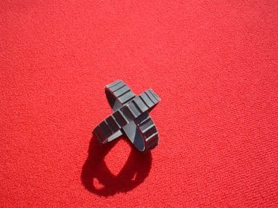 Grey Treaded for Matchbox 1-75 49-1 Halftrack (Price is for a Pair of Tracks)