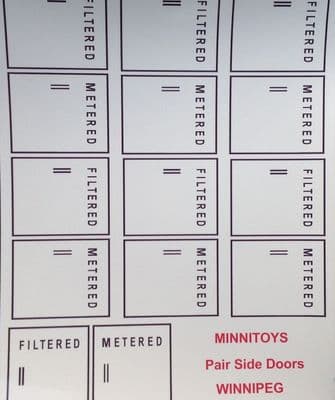 M17A MINNITOYS WINNIPEG SUPPLY  PAIR SIDE DOORS