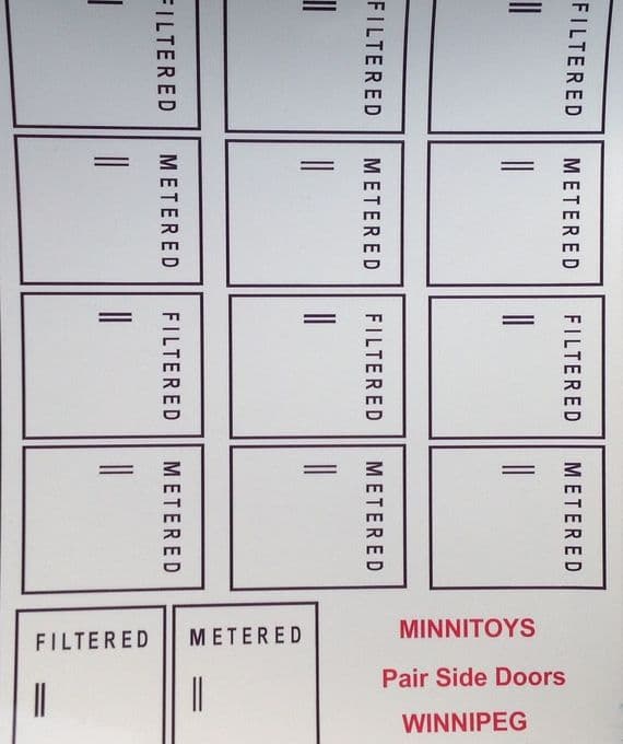 M17A MINNITOYS WINNIPEG SUPPLY  PAIR SIDE DOORS