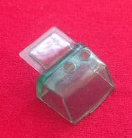 MATCHBOX 1-75 SERIES TOY PARTS 62B TV VAN GREEN TINTED PLASTIC WINDOW UNIT