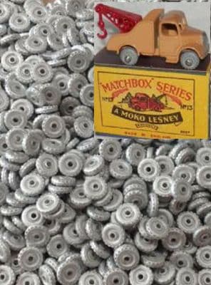 MATCHBOX / LESNEY 1-75 SERIES Metal Wheels Diameter 9mm * 2mm section example 13a ( Each )